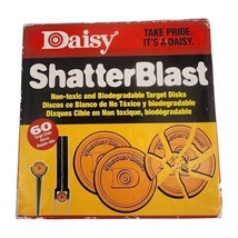 Shatterblast Breakable Refill Target 2&quot; Disks 60 Pack Hunter Orange - £11.03 GBP