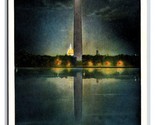 Washington Monument Night View Washington DC  DB Postcard P23 - £2.33 GBP