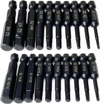 Hex Head Allen Wrench Drill Bit Set (10Pc Metric &amp; 10Pc SAE),  Allen Wre... - $13.33