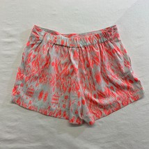 Forever 21 Pleated Front Shorts Women&#39;s Size Small Gray Pink Patterned H... - $7.92