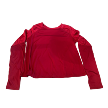 Champion C9 Womens Medium Red Long Sleeve Athletic Workout Top Shirt - £4.65 GBP