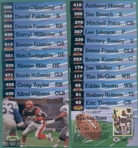 1992 Stadium Club Cincinnati Bengals Football Set - £4.78 GBP