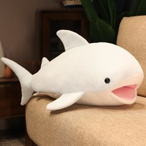 Creative Giant Whale Plush Toys Cute Soft Lying Shark Pillow Sleeping Cushion St - £19.79 GBP