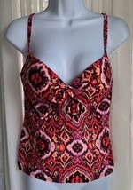 Victoria’s Secret Multi Color Tankini Swim Suit Top SZ 34D - $19.99
