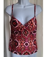 Victoria’s Secret Multi Color Tankini Swim Suit Top SZ 34D - $27.45 CAD