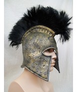 Adult Latex Achilles Helmet Costume Hat Trooper Soldier Galea Medieval W... - $552.39 MXN