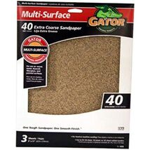 ALI INDUSTRIES Gator Finishing 4439 40 Grit Aluminum Oxide Sanding Sheet... - $24.18 CAD