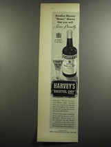 1952 Harvey's Bristol Dry Sherry Ad - Another that you will serve proudly - $18.49