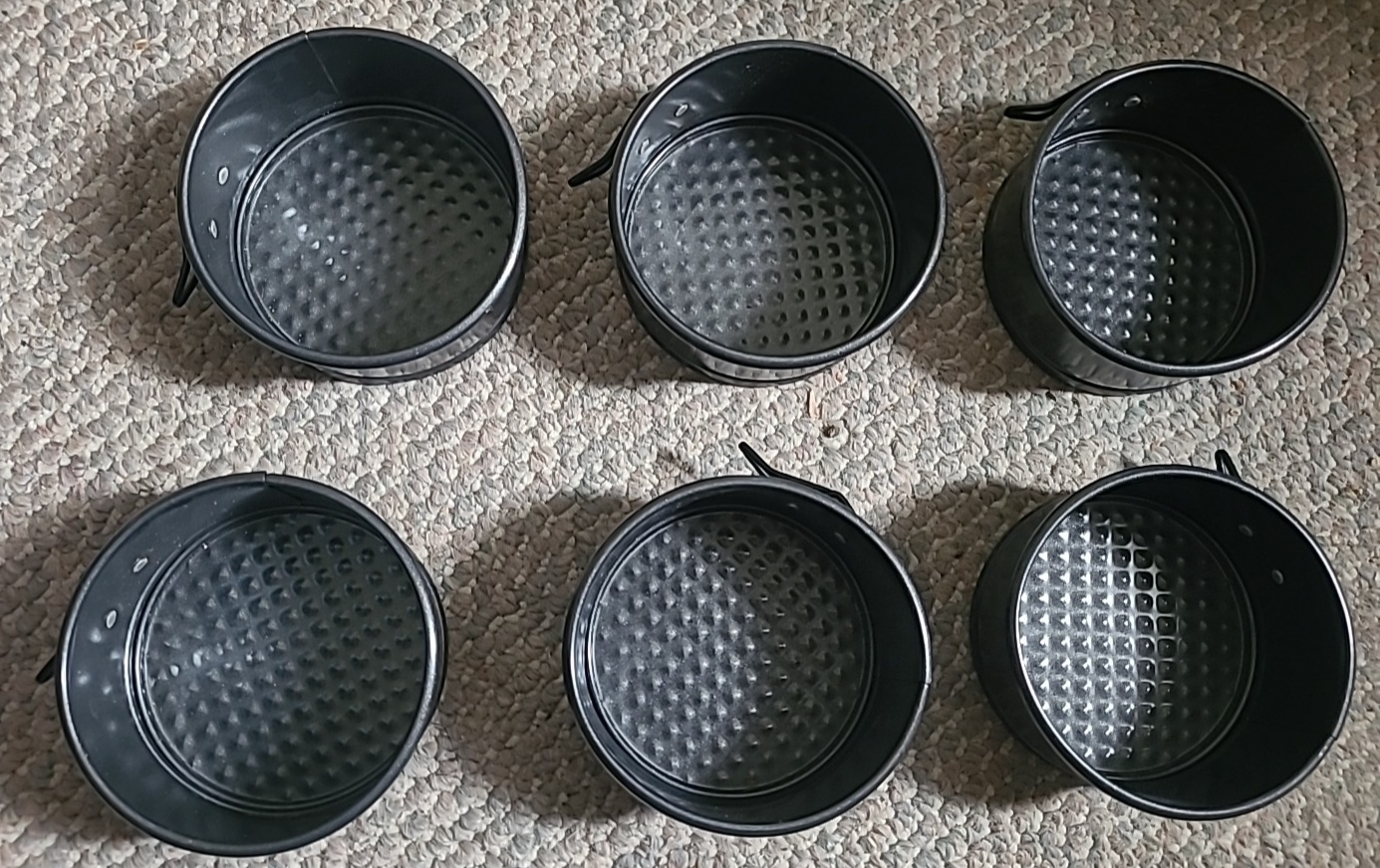 Set of 6 Unbranded 4&quot; Round Springform Pans Baking Cute Little Cakes Kit... - $14.99