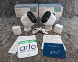 2 x Arlo Pro 4  Pro Seies Spotlight WiFi Camera White VMC4050P-100NAS (B) - $119.99