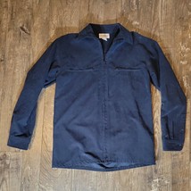 Knightsbridge Men&#39;s Blue Faux Suede Jacket Size S - £11.27 GBP