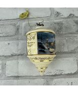 Thomas Kinkade Bradford Exchange Glass Christmas Ornament Home For the E... - $9.22
