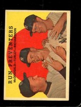 1959 Topps #237 Run Preventers MCDOUGALD/TURLEY/RICHARDSON Vgex Yankees *NY11908 - £6.32 GBP
