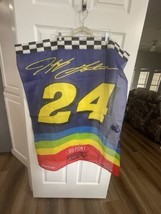Race Racing Car Banner Flag Nascar Dupont Jeff Gordon #24  VINTAGE 32”x40” - £9.53 GBP