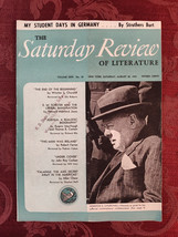 SATURDAY REVIEW Magazine August 28 1943 Winston Churchill Struthers Burt - £15.46 GBP