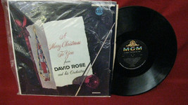 Original &quot;A Merry Christmas To You From David Rose&quot; Vinyl Record #44 - £15.60 GBP