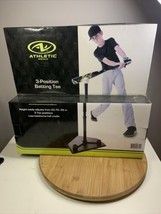 Athletic Works 3-Position Adjustable Batting Tee for Baseballs Softball ... - £18.19 GBP