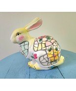 Vintage Mosaic Tile Handmade &amp; Painted Ceramic Bunny Rabit - €71,14 EUR