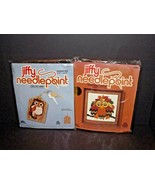 Set of 2 Jiffy Needlepoint 5942 Owl Key Chain &amp; 5398 Oliver Owl Orange N... - £35.03 GBP