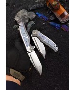 M390 Blade Tactical Pocket Knife - Titanium Survival Ball Bearing EDC Knife - $2,141.33 MXN
