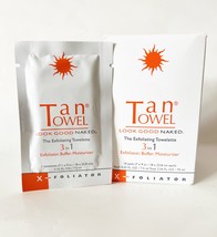 Tan Towel Half Body  10 Pack 0.25oz(10x) Boxed - £15.90 GBP