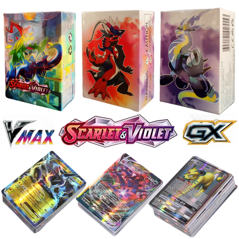 100pcs English Pokemon Card Vstar Vmax Gx  EX Cards Pokemon Shining Game Cards - £13.31 GBP+