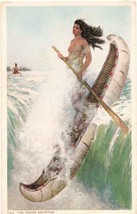 Original ~1910 The Indian Sacrifice Detroit Publishing postcard - $15.84