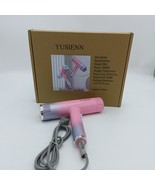 YUSIENN Electric hair dryers Portable Hair Dryer for Home and Travel (Pink) - $645.79 MXN