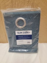 Sun Zero Lichtenberg Set of 2 Curtains 40&quot; x 95&quot; Room Darkening Rod Pocket - £25.51 GBP