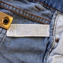 Forever 21 Women's Blue Cotton Cut Off Frayed Mini Denim Skirt Size 14 Waist 34" image 4