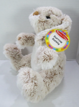 Melissa & Doug Floppy Ear Burrow Bunny Brown Rabbit Stuffed Animal 9" w/Tag - £11.04 GBP