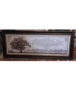 Living Life Glass Framed Poem by Bonnie Mohr Inspiration 39.5 X 16 Very ... - $50.45 CAD