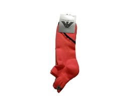 Emporio Armani Fluorescent Orange Trainer Sport Socks L / Xl - Free Shipping - £51.41 GBP