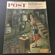 VTG The Saturday Evening Post January 28 1956 Keep Army Out of Politics - £14.97 GBP