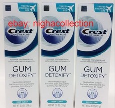 Crest Pro-Health Gum Detoxify Toothpaste, Deep Cleaning 2.8 oz Each ( 3 ... - $19.79
