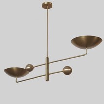 Mid Century Light Vintage Shade Handmade Modern Curved Wall Shades Brass Arm - £356.49 GBP