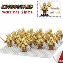 21pcs/set Game of Thrones Jaime Lannister And Kingsguard Army Minifigures Block - £31.59 GBP