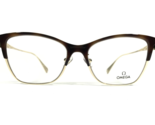 OMEGA Gafas Monturas OM 5001-H 052 Carey Marrón Oro Ojo de Gato 54-17-140 - $158.58