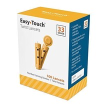 Easy Touch Lancets 33G 100 CT FREEEEEEEEEEEEEEEEEE SHIPPINGGGGGGG - $4.99