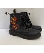 Dr. Martens Dr. Doc Martens 1460 Dragon Embroidered Lace Up Boot Kids Si... - $40.00