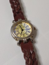 Vintage Leather Band Gitano Watch  - $25.00