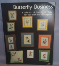 Cross Stitch Originals Butterfly Business - Pattern Leaflet Needlepoint 1979 - £5.40 GBP