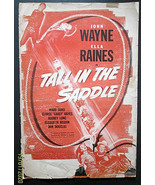 JOHN WAYNE: (TALL IN THE SADDLE) ORIGINAL VINTAGE 1944 MOVIE PRESSBOOK  ... - £194.69 GBP