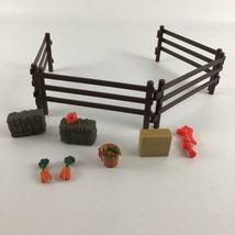 Breyer Playset Replacement Stable Accessories Fence Pieces Hay Straw Bal... - $29.65