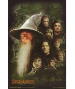 The Lord of the Rings Poster The Fellowship Of The Ring Good Guys Gandal... - $501.60 MXN