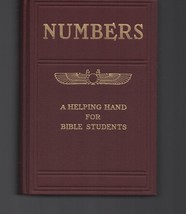 Epiphany Studies in the Scriptures Series VIII Numbers / Hardcover 1938 Theology - £30.52 GBP