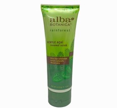 Alba Botanica Rainforest Gentle Açaí Renewal Scrub Exfoliate Vibrant Skin 4oz - £23.48 GBP