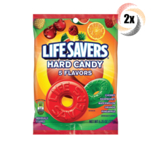 2x Bags Lifesavers Assorted 5 Flavors Candy Peg Bags | 6.25oz | Fast Shipping - £11.34 GBP