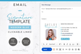 Email Signature | Canva + Gmail - $6.99