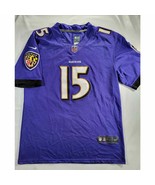 NFL Nike Football Jersey Ravens Brown #15 On Field Purple Size XL - €28,37 EUR